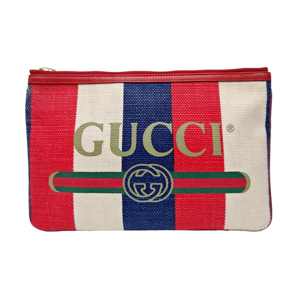 Canvas Clutch Multicolor