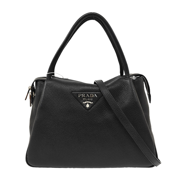Calfskin Shoulder Bag Black