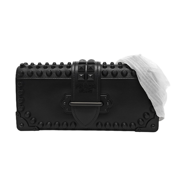 Calfskin Shoulder Bag Black