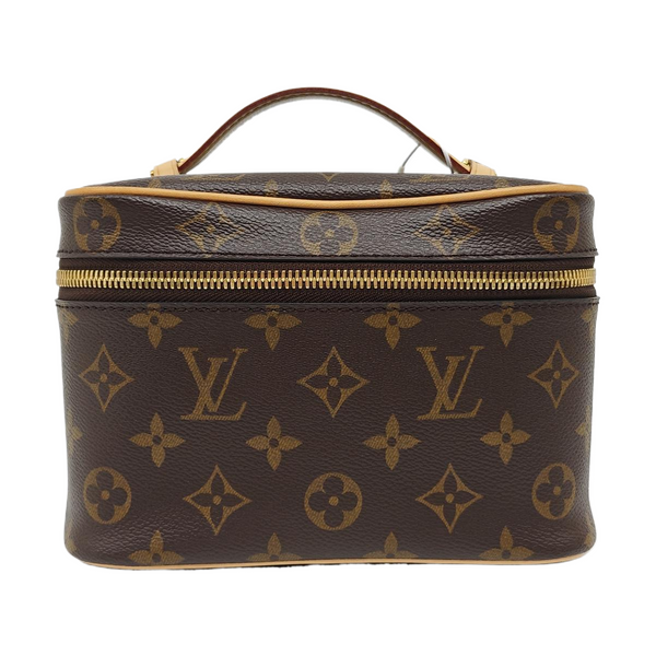 NICE Mini Monogram Coated Canvas Brown