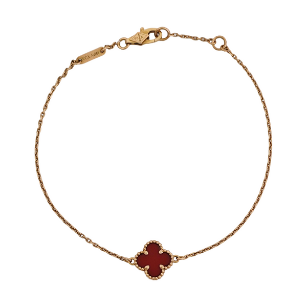 Sweet Alhambra 18k Rose Gold Bracelet