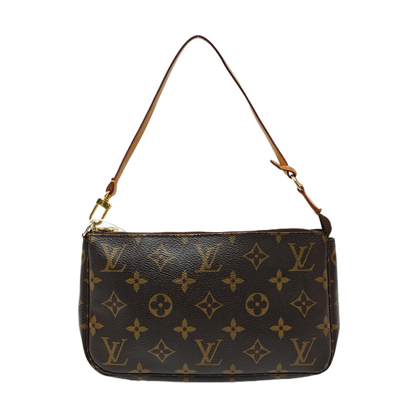 ACCESSOIRES Monogram Coated Canvas Brown