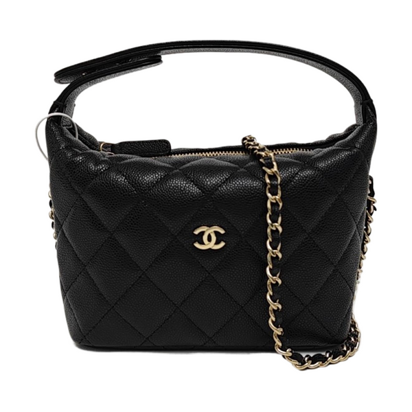 HOBO Quilted Grained Calfskin Black