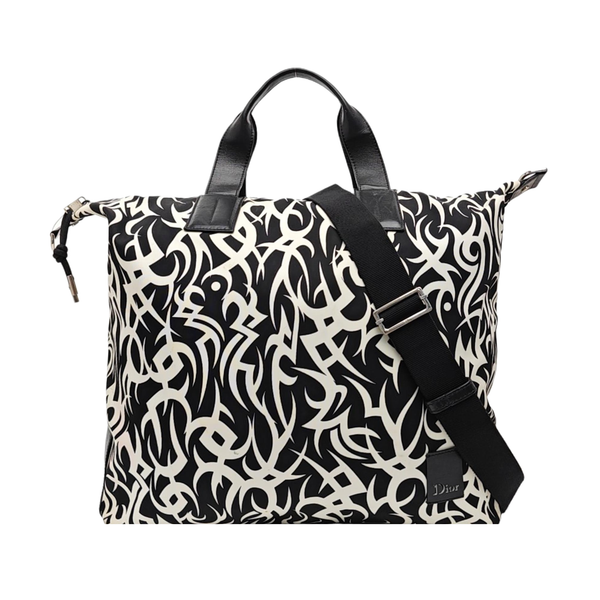Fabric Shoulder Bag Black