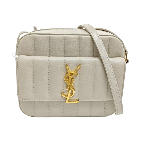 VICKY Quilted Calfskin White