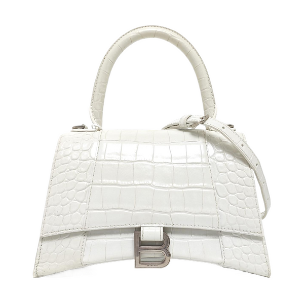 Hourglass S Calfskin White