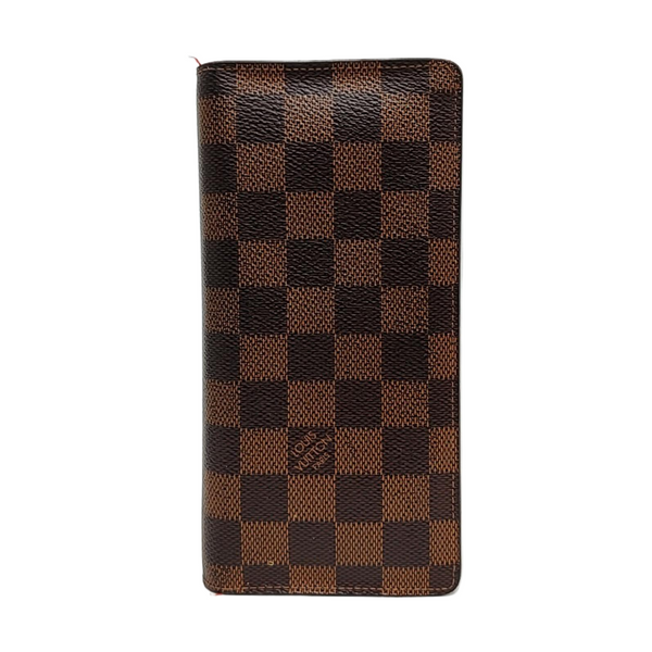 JAMES Damier Ebene Coated Canvas Brown Wallet