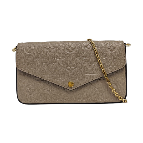 FÉLICIE Monogram Calfskin Gray