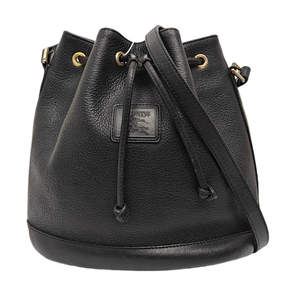 Calfskin Bucket Bag Black