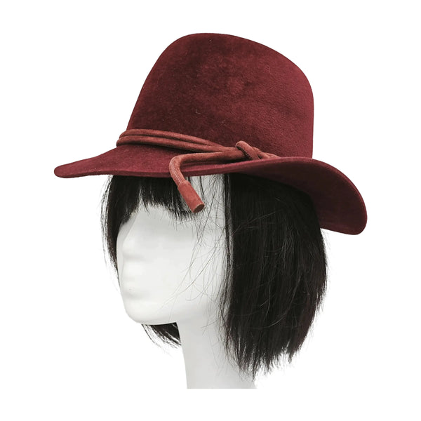 Red Rabbit Fur Hat
