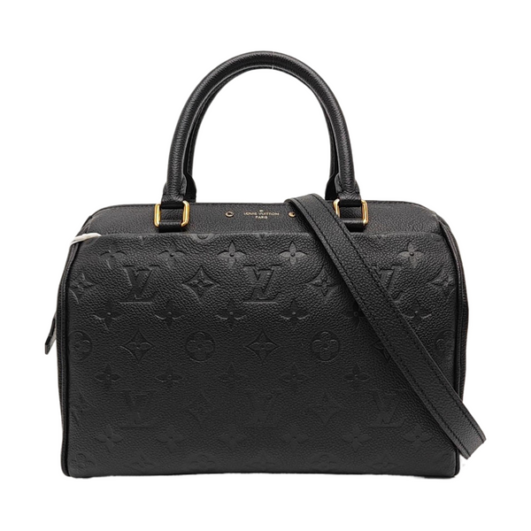 SPEEDY 25 Monogram Calfskin Black