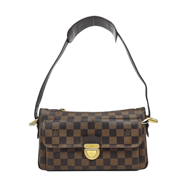 RAVELLO GM Damier Ebene Coated Canvas Brown