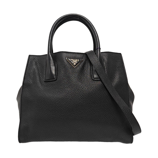 Calfskin Shoulder Bag Black