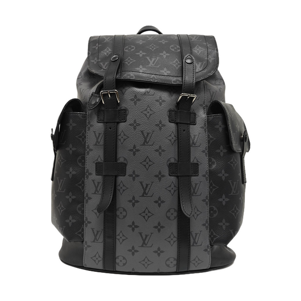 CHRISTOPHER MM Monogram Coated Canvas Gray