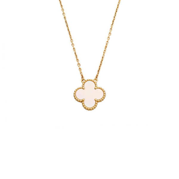 Vintage Alhambra 18k Gold Necklace