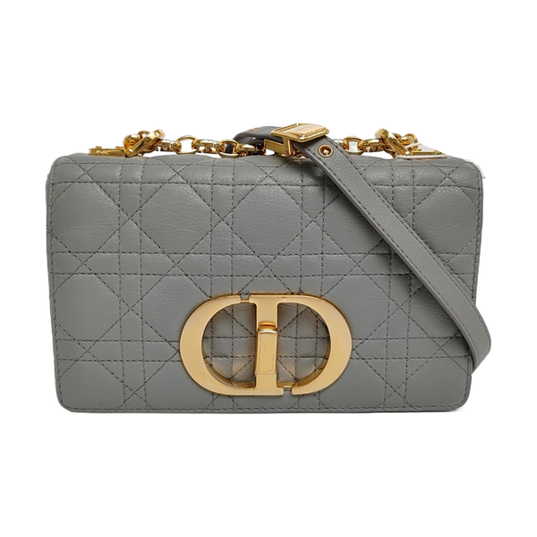 Dior Caro Small Cannage Calfskin Blue