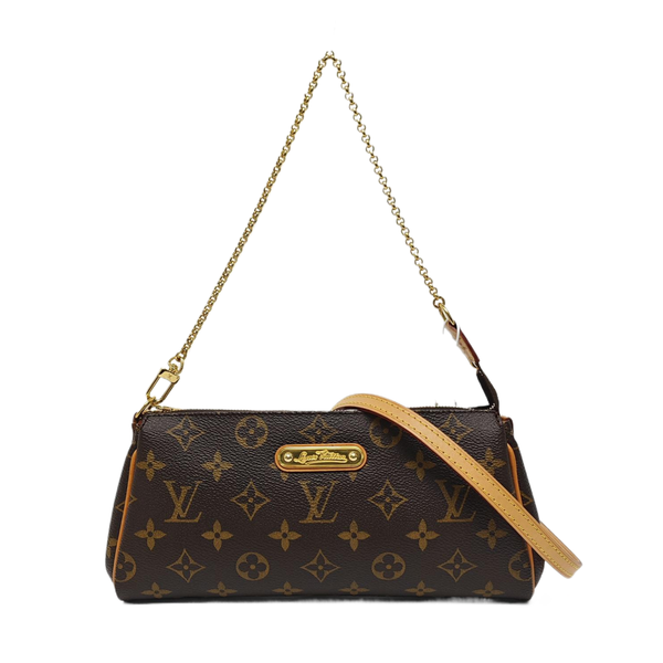 EVA Monogram Coated Canvas Brown
