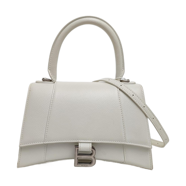 Hourglass S Calfskin White