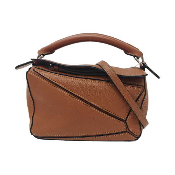 Puzzle Mini Calfskin Brown