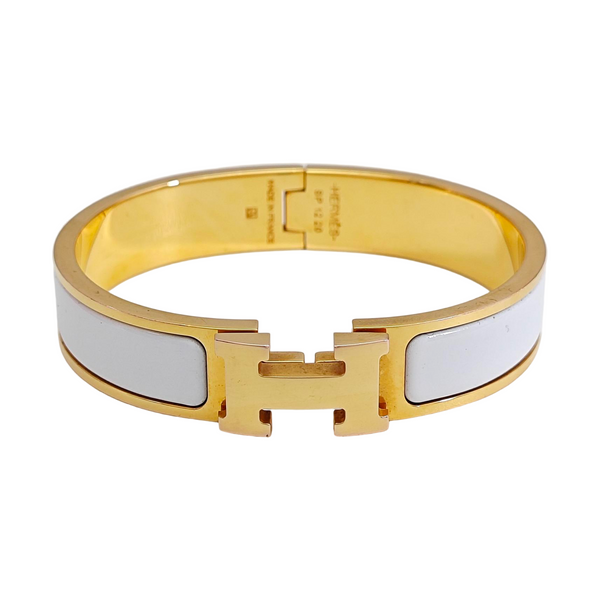 Clic H Metal Gold Bangle
