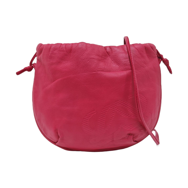 Calfskin Crossbody Bag Red