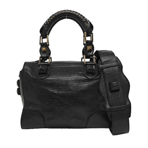 Calfskin Shoulder Bag Black