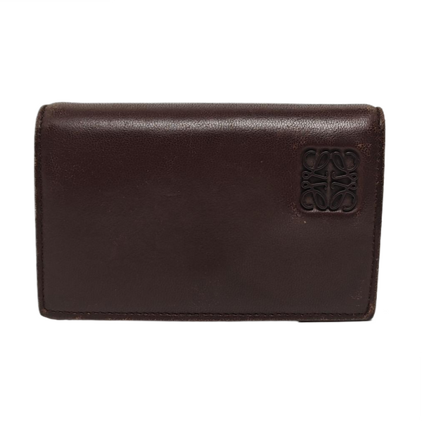 Calfskin Card Holder Brown