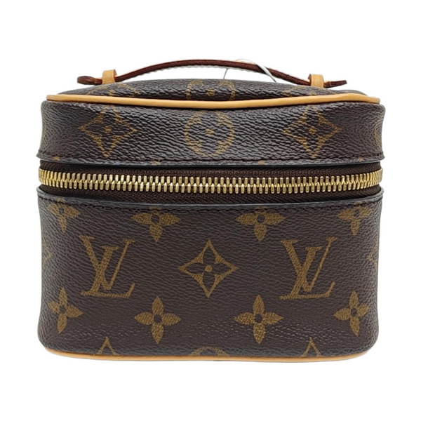 NICE Super Mini Monogram Coated Canvas Brown