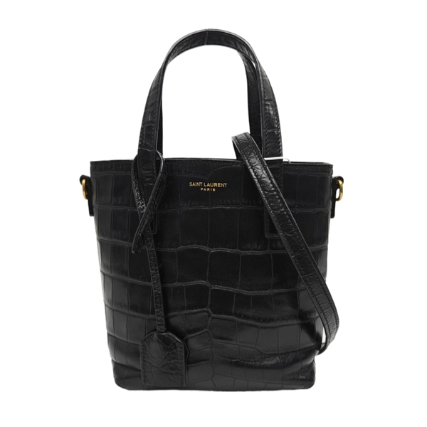 Calfskin Shoulder Bag Black