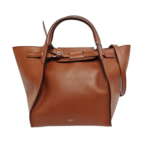 BIG BAG Small Calfskin Brown