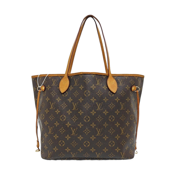 NEVERFULL MM Monogram Coated Canvas Brown