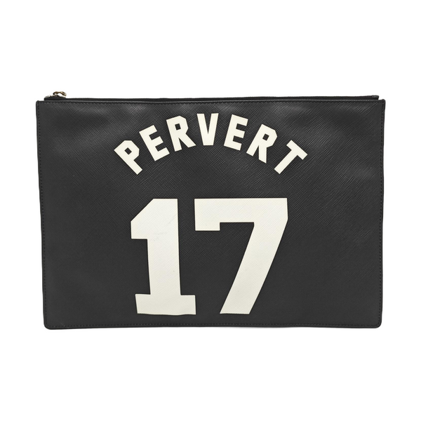 Calfskin Clutch Black