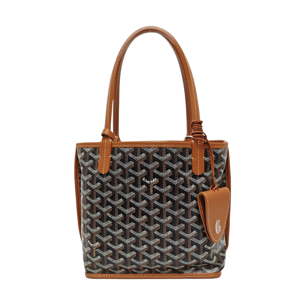 Anjou Mini Coated Canvas Brown