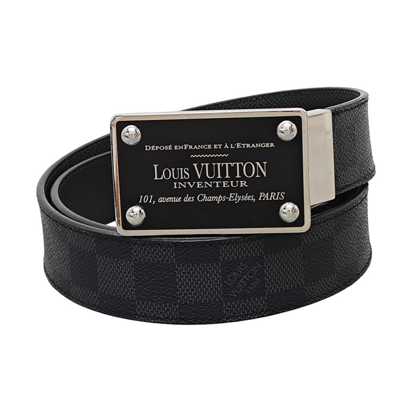Coated Canvas Belt Black