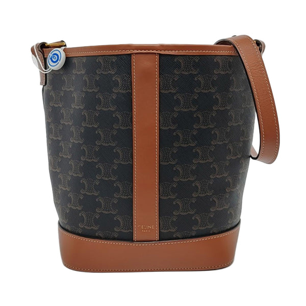 TRIOMPHE CANVAS Small Coated Canvas Brown