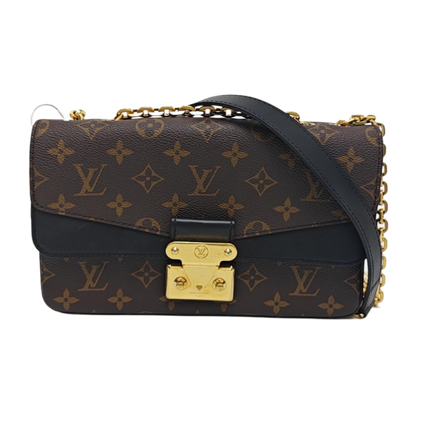 MARCEAU Monogram Coated Canvas Brown