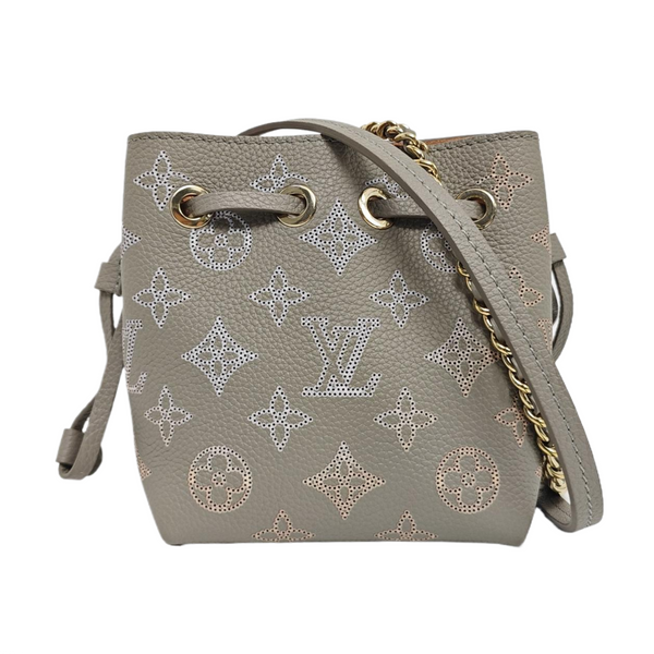 BELLA Monogram Calfskin Gray