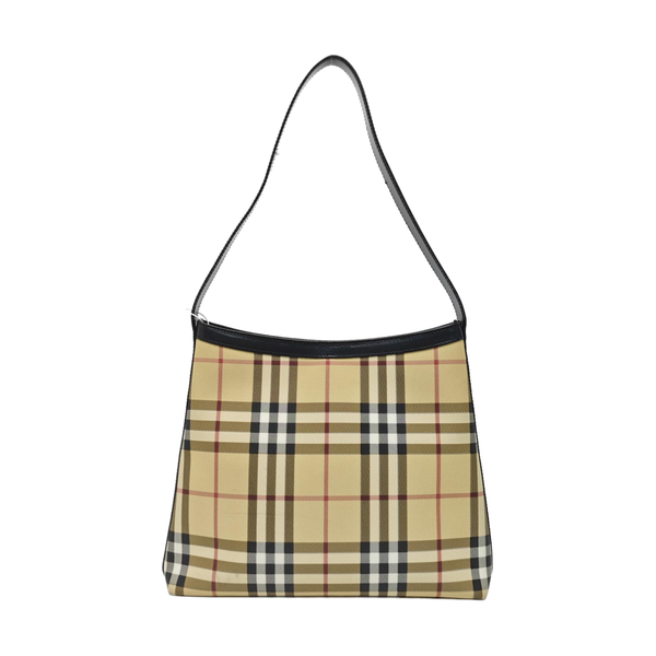 Coated Canvas Tote Bag Beige