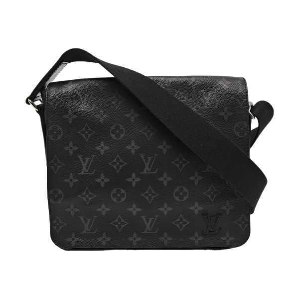 DISTRICT PM Monogram Coated Canvas Gray