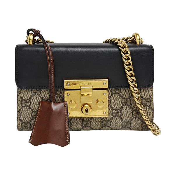 Padlock Small Monogram Coated Canvas Multicolor