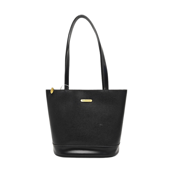 Calfskin Shoulder Bag Black
