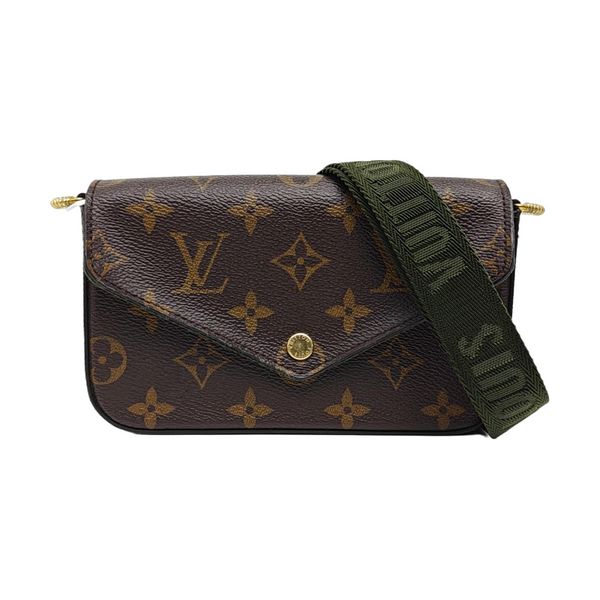 FÉLICIE Monogram Coated Canvas Brown
