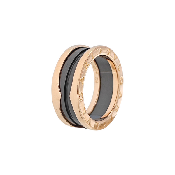 B.ZERO1 18k Rose Gold Ring EU 52