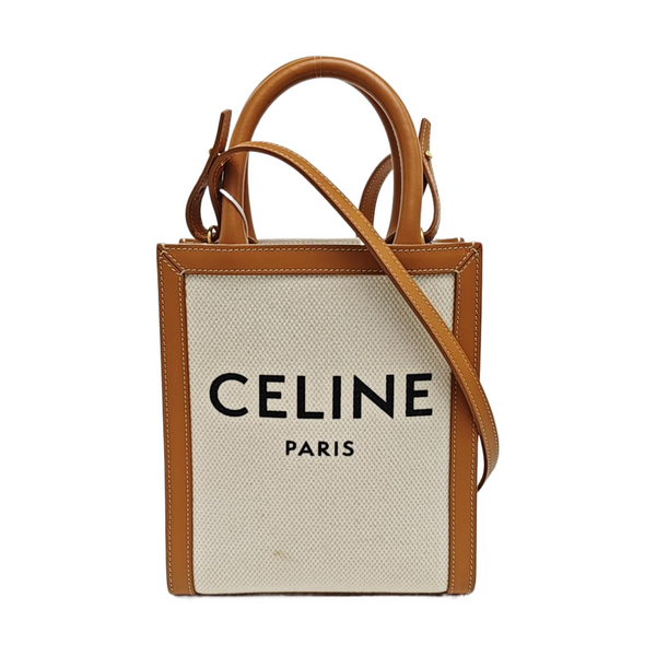 CABAS CELINE Mini Canvas White