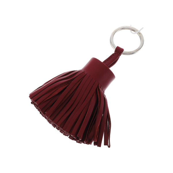 Red Leather Bag Charm