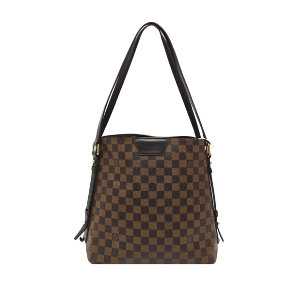 RIVINGTON Damier Ebene Coated Canvas Brown