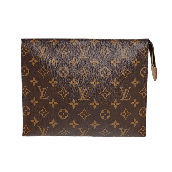 TOILET POCKET 26 Monogram Coated Canvas Brown