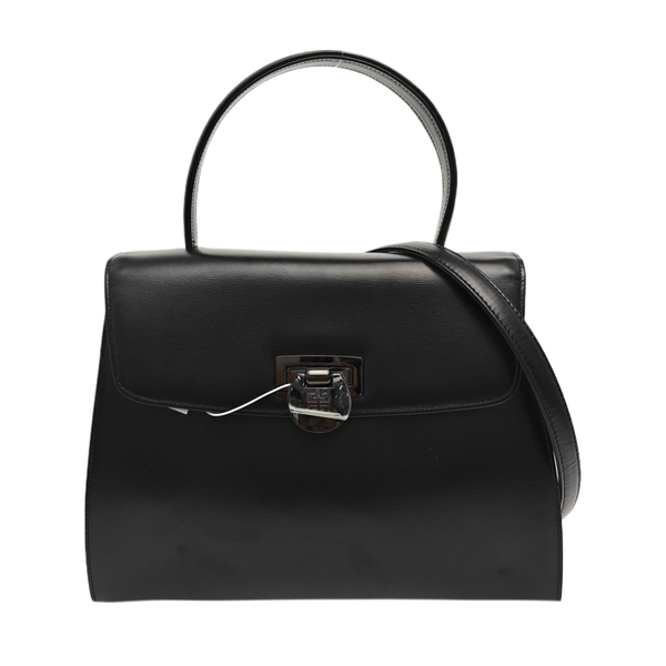 Calfskin Shoulder Bag Black