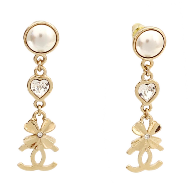 Metal Gold Stud Earrings