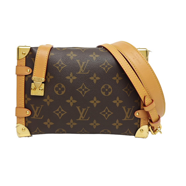 SIDE TRUNK MM Monogram Coated Canvas Brown